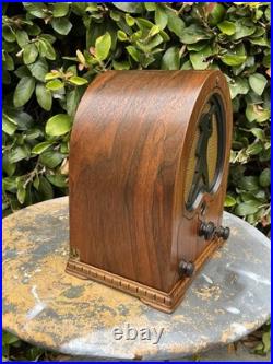 Vintage 1931 Jackson Bell Peter Pan Mini Cathedral 11 Tall Tube Radio Model 84