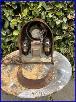 Vintage 1931 Jackson Bell Peter Pan Mini Cathedral 11 Tall Tube Radio Model 84