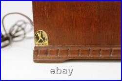 Vintage 1931 Old Antique Jackson Bell Peter Pan Restored Chassis Radio & Plays