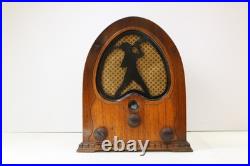 Vintage 1931 Old Antique Jackson Bell Peter Pan Restored Chassis Radio & Plays
