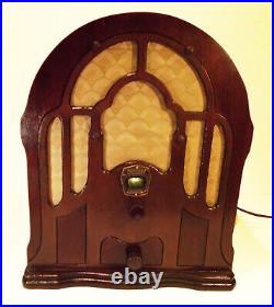 Vintage 1932 Century 4-78 Cathedral Radio, Refurbished and Working
