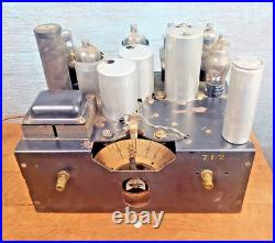 Vintage 1932 Colonial Cosnsole Tube Radio Chassis Model C-399