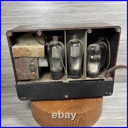 Vintage 1932 Kadette Model H Gothic Bakelite Tube Radio International PARTS ONLY