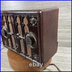 Vintage 1932 Kadette Model H Gothic Bakelite Tube Radio International PARTS ONLY Vintage 1932 Kadette Model H Gothic Bakelite Tube Radio International PARTS ONLY