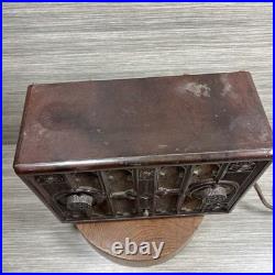 Vintage 1932 Kadette Model H Gothic Bakelite Tube Radio International PARTS ONLY