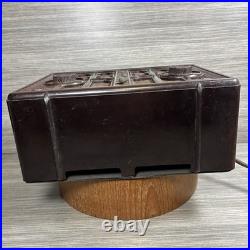 Vintage 1932 Kadette Model H Gothic Bakelite Tube Radio International PARTS ONLY