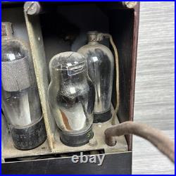Vintage 1932 Kadette Model H Gothic Bakelite Tube Radio International PARTS ONLY