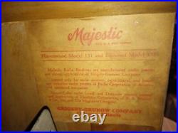 Vintage 1932 Majestic model 15 Havenwood 151 5-Tube AM Radio by Grigsby-Grunow