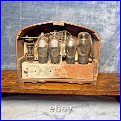 Vintage 1933 Emerson 250-AW Midget Tube Radio Wood Cabinet Powers On/Static Vintage 1933 Emerson 250-AW Midget Tube Radio Wood Cabinet Powers On/Static