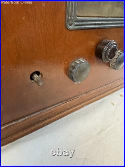 Vintage 1934 GE M-61 Tombstone Tube Radio Original Complete for Repair