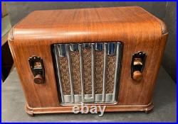 Vintage 1934 Grunow Art Deco Table Radio Rebuilt 2007 Works Great