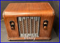 Vintage 1934 Grunow Art Deco Table Radio Rebuilt 2007 Works Great