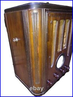 Vintage 1934 RCA Victor 135-B 7-Tube Radio Tombstone 2-Band ORIGINAL Need TLC