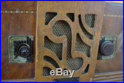 Vintage 1934 ZENITH 801 Wood Cabinet TUBE RADIO