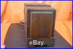 Vintage 1934 ZENITH 801 Wood Cabinet TUBE RADIO
