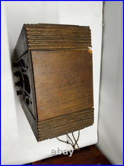Vintage 1935 Atwater Kent 145 Tombstone AM/SW1/SW2 Super Heterodyne Tube Radio