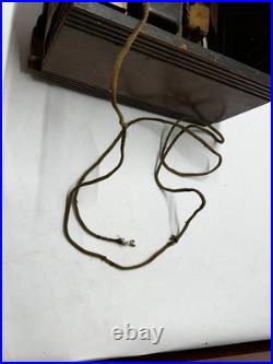 Vintage 1935 Atwater Kent 145 Tombstone AM/SW1/SW2 Super Heterodyne Tube Radio