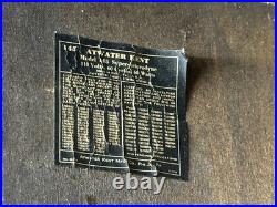 Vintage 1935 Atwater Kent 145 Tombstone AM/SW1/SW2 Super Heterodyne Tube Radio