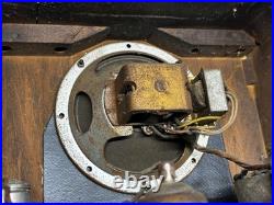 Vintage 1935 Atwater Kent 145 Tombstone AM/SW1/SW2 Super Heterodyne Tube Radio