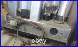 Vintage 1935 Atwater-Kent 415Q Tombstone Tube Radio Tabletop 17 Wood case