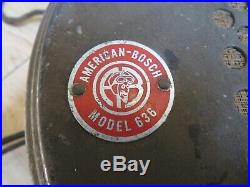 Vintage 1936 American Bosch Automobile Tube Radio model 636 Antique radio
