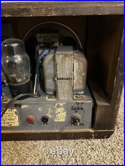 Vintage 1936 TROY Model 67-SW Tube Radio Rare Untested Original Parts