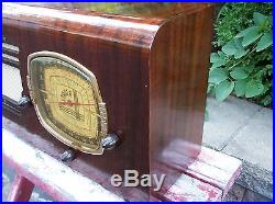 Vintage 1937 Detrola Network Dial Scale Tube Radio Model 149 Working Condition