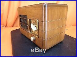 Vintage 1937 MISSION BELL 387 Tempo Wood Cabinet TUBE RADIO NICE EXAMPLE
