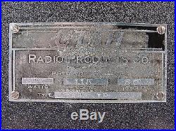 Vintage 1937 NOS Utah Radio Products Utah Jr. UAT HAM Tube Radio Transmitter