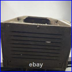 Vintage 1937 Philco 37-610 Tube Radio Tombstone Wood Cabinet 18.5x13x9.5