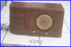 Vintage 1937 Rare Erla Radio 86AE-1100 Magic Tuning Eye For Repair, Good Shape