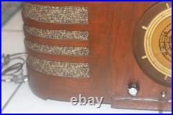 Vintage 1937 Rare Erla Radio 86AE-1100 Magic Tuning Eye For Repair, Good Shape