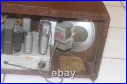 Vintage 1937 Rare Erla Radio 86AE-1100 Magic Tuning Eye For Repair, Good Shape
