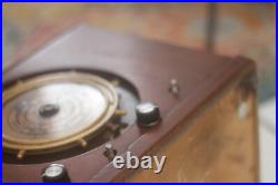 Vintage 1937 Rare Erla Radio 86AE-1100 Magic Tuning Eye For Repair, Good Shape