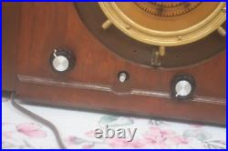 Vintage 1937 Rare Erla Radio 86AE-1100 Magic Tuning Eye For Repair, Good Shape