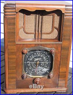 Vintage 1937 Zenith 6-B-129 Farm Set Radio- Beautiful! Restored