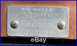 Vintage 1937 Zenith 6-B-129 Farm Set Radio- Beautiful! Restored