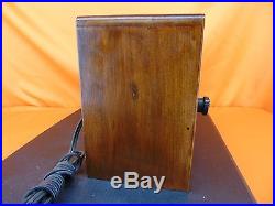 Vintage 1938 EMERSON BA-201 Ingraham Wood Cabinet TUBE RADIO