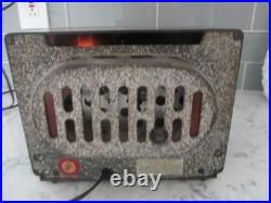 Vintage 1938 Marbled Bakelite Detrola Model 208 Tube Radio Works