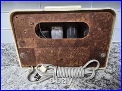 Vintage 1938 Packard Bell 100A Hi-Lo Radio Pair Deco Tube Project