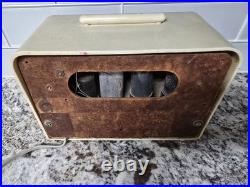 Vintage 1938 Packard Bell 100A Hi-Lo Radio Pair Deco Tube Project