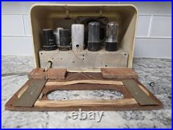 Vintage 1938 Packard Bell 100A Hi-Lo Radio Pair Deco Tube Project