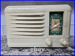 Vintage 1938 Packard Bell 100A Hi-Lo Radio Pair Deco Tube Project