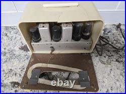 Vintage 1938 Packard Bell 100A Hi-Lo Radio Pair Deco Tube Project