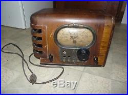 Vintage 1938 Zenith 5-S-319 Long Distance Radio AM/SW
