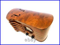 Vintage 1939 Emerson Old Depression Era Antique Stradivarius Violin Case Radio