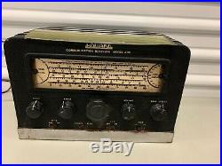 Vintage 1939 Howard Communication Tube Metal Radio AM SW Ham