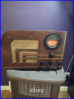 Vintage 1939 Philco AM/SW Tube Radio Model 38-9 Working