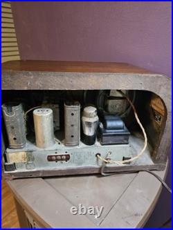 Vintage 1939 Philco AM/SW Tube Radio Model 38-9 Working