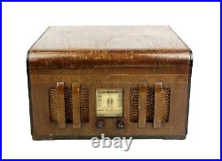 Vintage 1939 Philco Broadcast Receiver Phonograph Model 40-502 Turntable Works